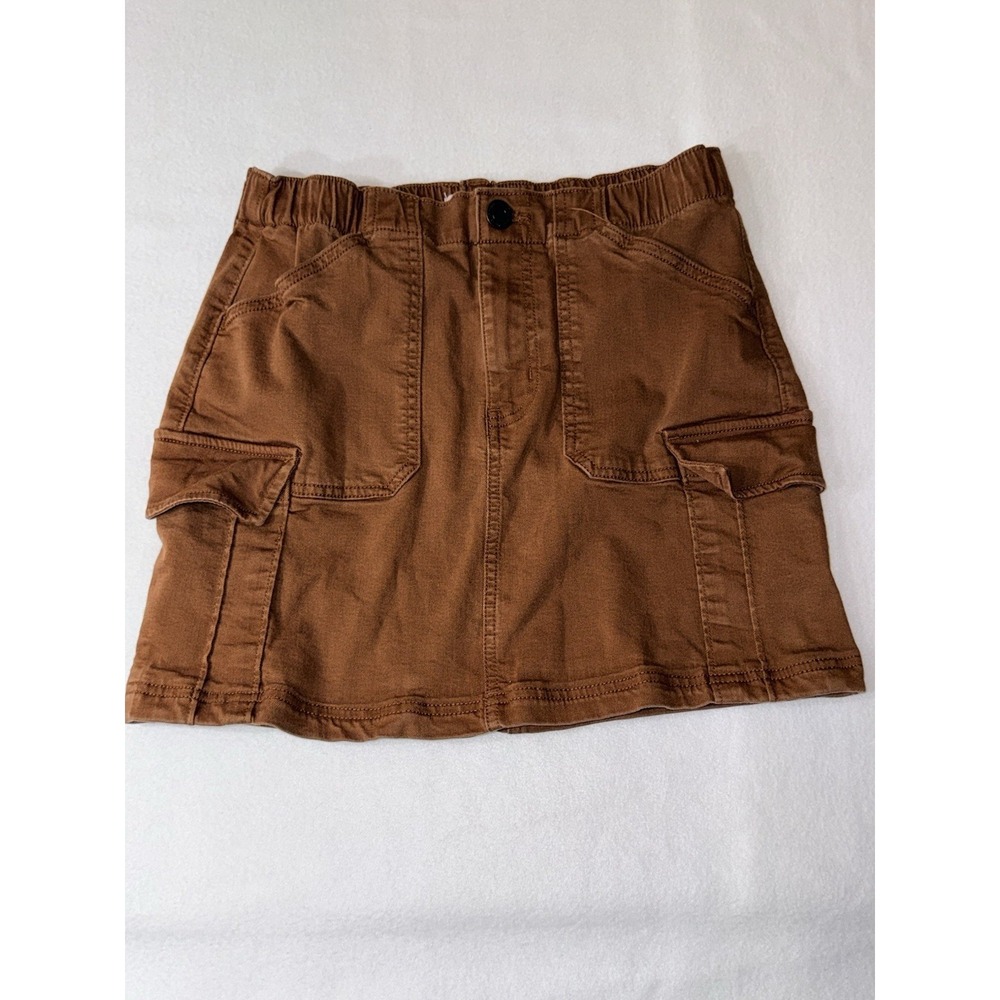 SO‎ Goods for Life  Cargo SHORT Skirt Brown Juniors Size 5/27W